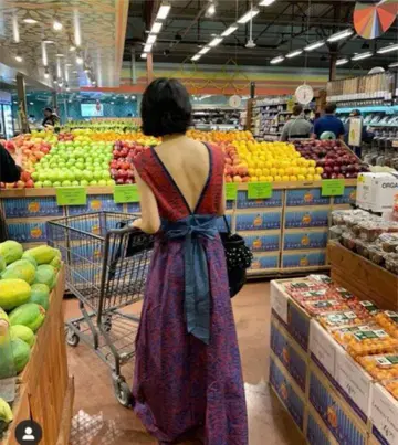 드로어 올 패턴 원피스