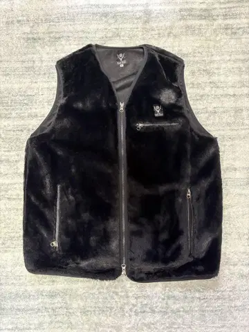 South2 West8 Piping Vest Micro Fur 베스트