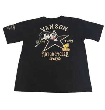VANSON 반슨 루니툰즈 티셔츠 블랙