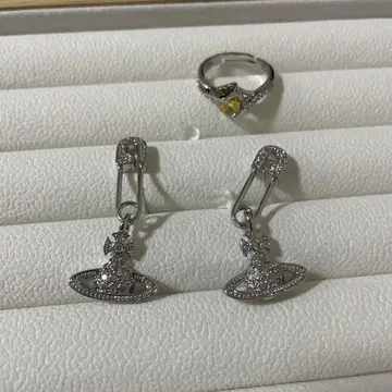 토성 놋쇠 여성용 귀걸이 양쪽 귀