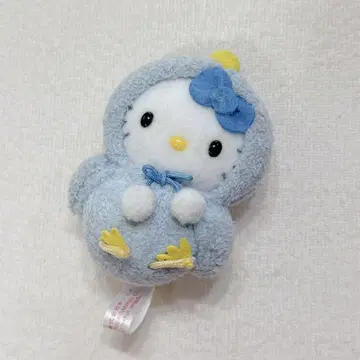 헬로키티 키티 파랑새 봉제 인형 마스코트 레어 새 헤이세이 레트로