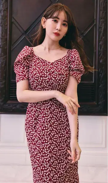 Herlipto 체리 패턴 원피스 체리