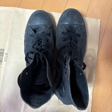 CONVERSE 올스타 블랙 하이컷 스니커즈
