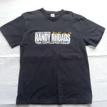 Randy Rhoads 영화 T셔츠 블랙 천재 기타리스트 랜디 로즈