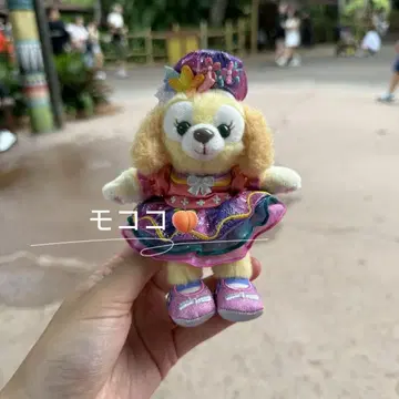 홍콩 디즈니 개원 20주년 기념 쿠키안 봉제 인형 키체인