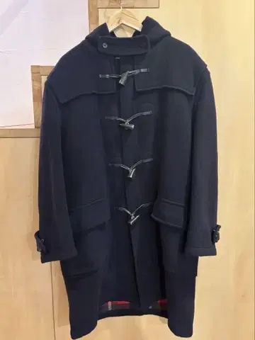 Gloverall duffle coat navy blue