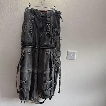 TRIPP NYC X-STRAP BLACK DENIM Size