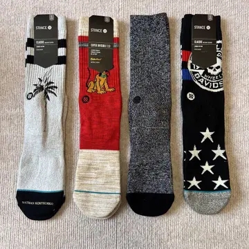 스탠스 삭스 STANCE SOCKS 양말 4장 세트