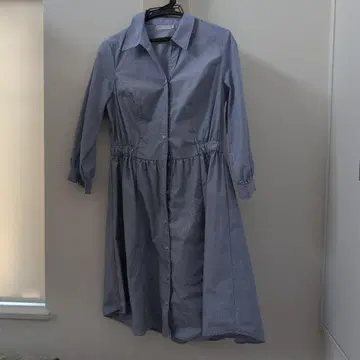 overE 셔츠 원피스 90 사이즈 블루