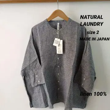 NATURAL LAUNDRY 선염 린넨 랜드스케이프 셔츠