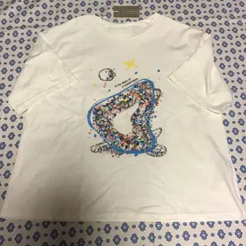 쿨 카레안 cospani 반팔 티셔츠 풀오버 화이트