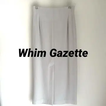 Whim Gazette 윔 가제트 라이트 그레이 타이트 스커트 38