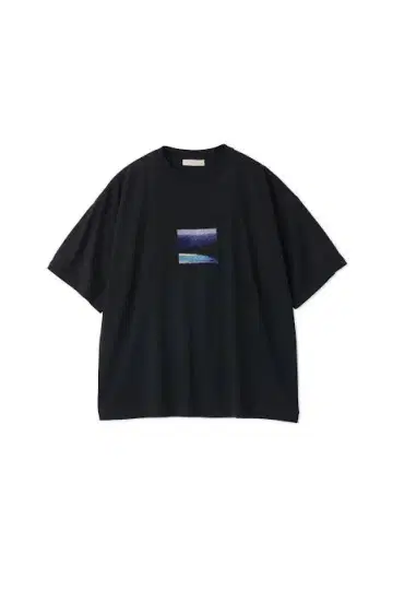 요크 자수 유기농 면 티셔츠