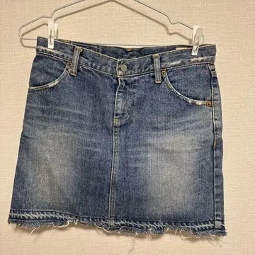 인디고 데님 미니 스커트 유나이티드 애로우즈
