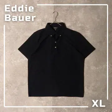 Eddie Bauer 네이비 빈티지 피케 셔츠 XL 아메카지