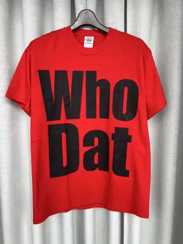 [빈티지] WHO Dat Tee (미사용 새상품 M) 티셔츠