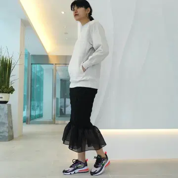 PHEENY/ORGANDIE SHIRRING SKIRT 스커트