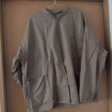 무인양품 Labo 두꺼운 손세탁 옥스 리버서블 셔츠 자켓
