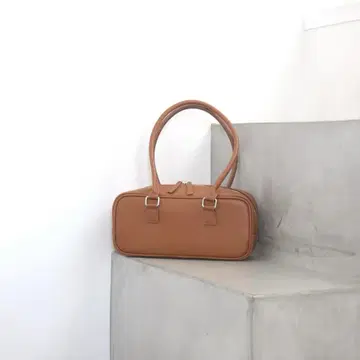 [ somlu. ]  가로 롱 핸들 보스턴 백