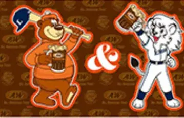 A&W 콜라보 페이스 타월 세이부 라이온스
