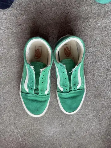 Vans 그린 슬립온 23.0cm