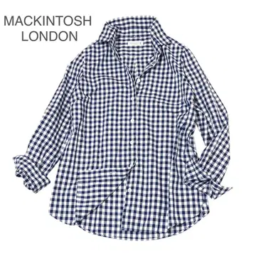 새상품급 MACKINTOSH LONDON 면100% 셔츠 블라우스 38