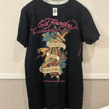 Ed Hardy 스네이크와 반지 티셔츠 S 사이즈