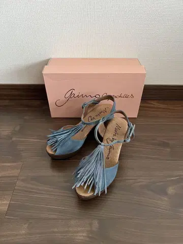 Gaimo 태슬 프린지 웨지 샌들