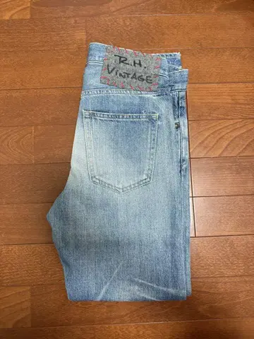 R.H. VINTAGE 스트레이트 데님 라이트 블루