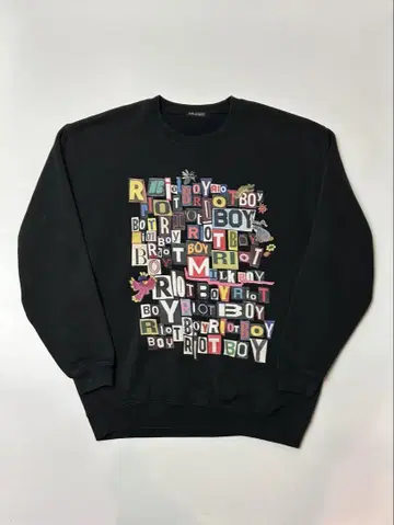 MILKBOY RIOT BOY TOPS 트레이닝복 블랙 L 사이즈