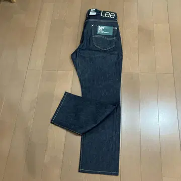 새상품 Lee 101 다크 블루 스트레이트 데님 34