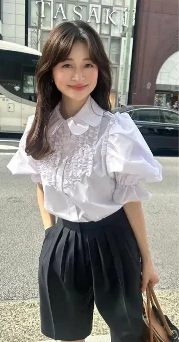 bibiy DIANA HALF PANTS 네이비