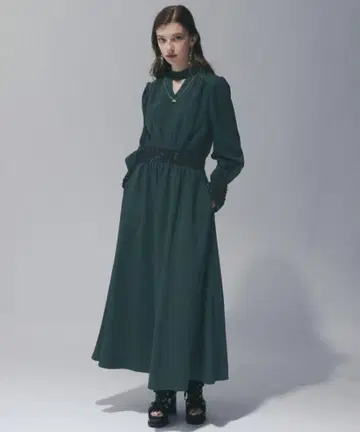 HARE 하레 원피스 그린 미사용 새상품