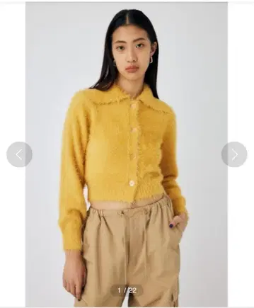 FEATHER YARN KNIT 셔츠