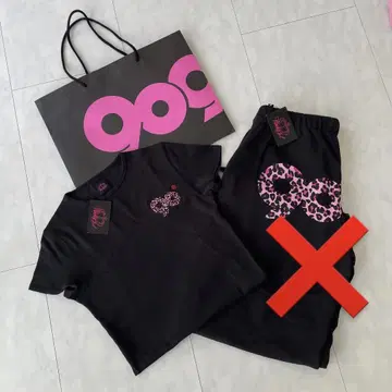 9090 핑크 표범무늬 티셔츠