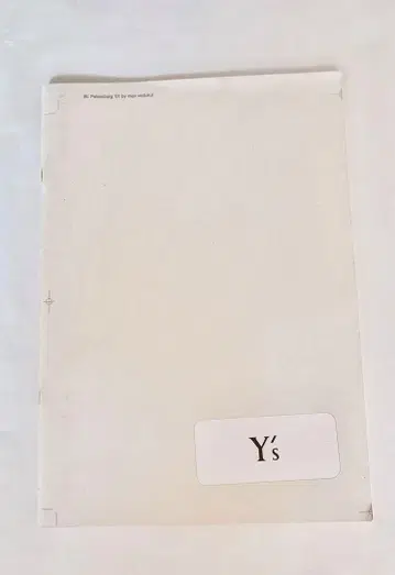 Y's . Y's for men. 2001년 룩북 - 레어
