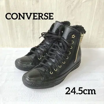 CONVERSE ALL STAR 5CJ098 24.5cm 가죽 지퍼