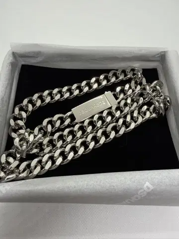 DSQUARED2 디스퀘어드 체인 목걸이 실버 남성용