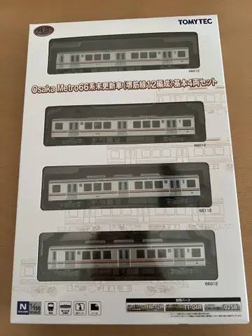철도 모형 오사카 메트로 66계 미갱신 차량 사카이스지선 기본 4량 세트