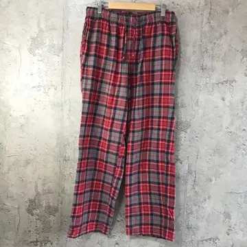 az223 구제 의류 체크 팬츠 파자마 팬츠 레드 네이비 그레이 화이트