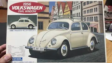 1956 폭스바겐 Oval Window 프라모델, 보관품,