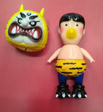 1ST CENTURY TOYS 텐타로 스킨 컬러 성형/옐로우 컬러 파랑