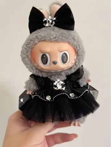 LABUBU 라부부 의류 블랙 원피스 세트 3개
