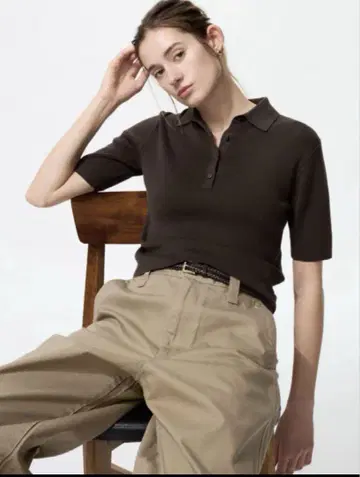 UNIQLO 폴로 스웨터 (반팔)
