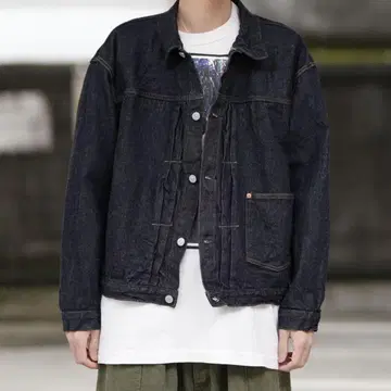 캡틴 선샤인 데님 트래커 1피스 재킷