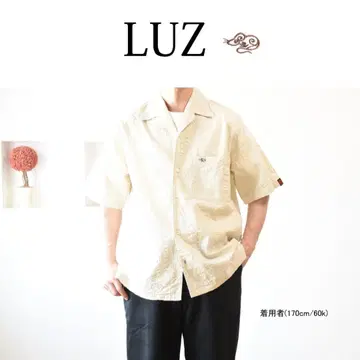 LUZ (루즈) 요철 원단 오픈 카라 셔츠 3