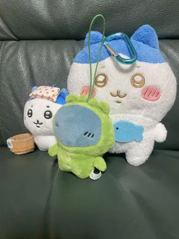 치이카와 (먼작귀) 정리 봉제 인형 파우치와 봉제 인형 마스코트
