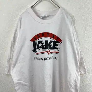 90s USA제 jake 티셔츠 싱글 스티치 빈티지 화이트 티셔츠