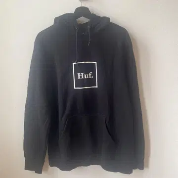 [미사용] Huf 후드티 박스 로고 후디 L