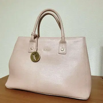 [익일 배송] Furla 훌라 핸드백 핑크 가죽